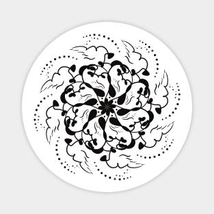 Flower Mandalas Magnet